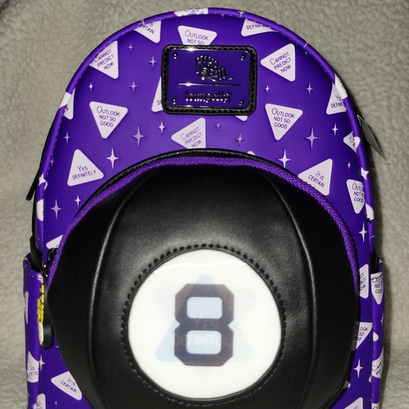NWT Loungefly Magic 8 Ball All-Over Print Lenticular Mini Backpack - Picture 12 of 12